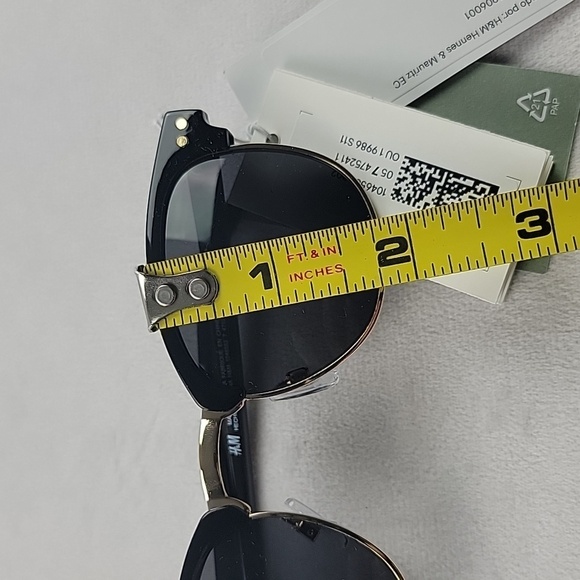 NWT H&M recycled gold trim sunglasses UV 400 - Picture 8 of 8